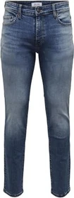 ONLY & SONS Slim Mid Loom Jeans medium blue denim (Herren)