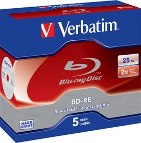 Verbatim BD-RE 25GB, 2x, 5er Jewelcase