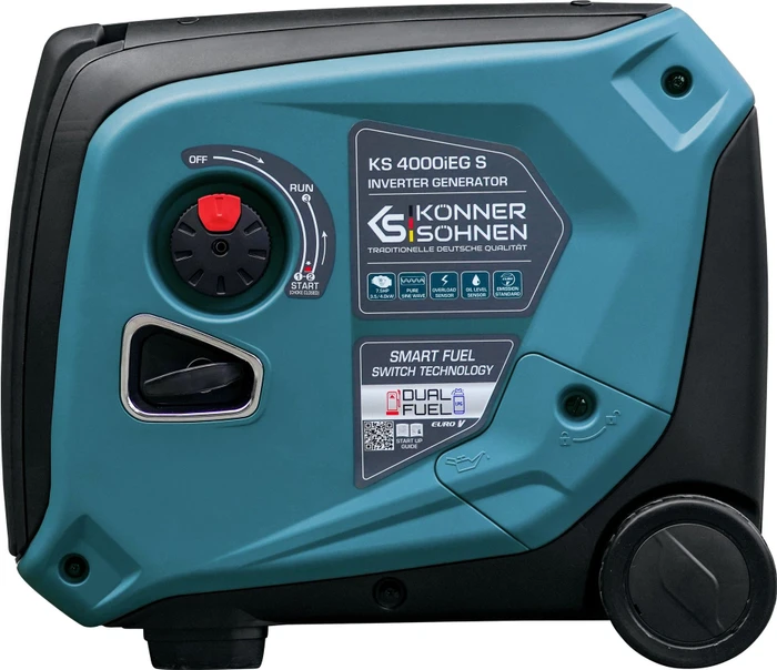 Könner & Söhnen KS 4000iEG S Hybrid Flüssiggas/Benzin-Stromerzeuger