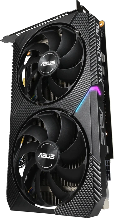 ASUS Dual GeForce RTX 2060 Mini, DUAL-RTX2060-6G-MINI, 6GB GDDR6, DVI, HDMI, DP
