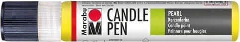 Marabu Candle Pen Wachsfarbe, gelb, 25ml