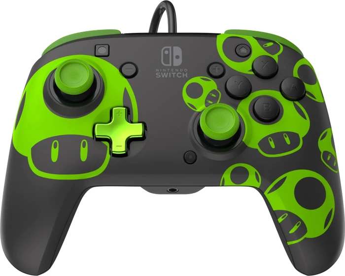 PDP Rematch Wired Controller 1-up glow in the dark (Switch)