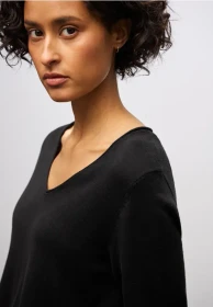 Street One V-Neck Pullover schwarz (Damen)