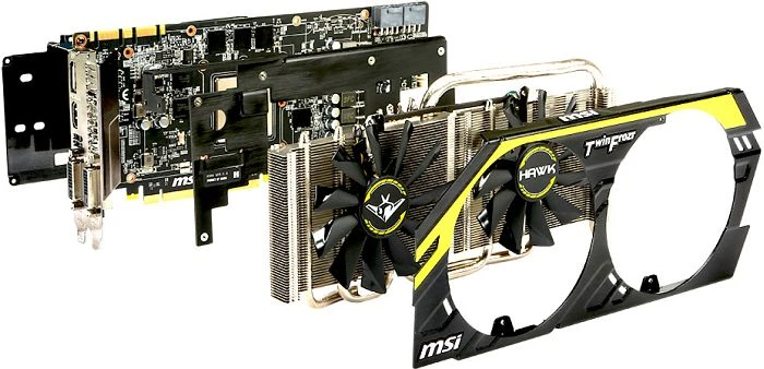 MSI GeForce GTX 760, N760 Hawk PCGH-Edition, 2GB GDDR5, 2x DVI, HDMI, DP