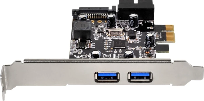 SilverStone EC04-E, 2x USB-A 3.0, 1x USB 3.0 intern, PCIe 2.0 x1