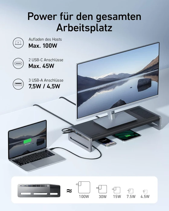Anker 675 USB-C Docking Station (EU), USB-C 3.1 [Buchse]