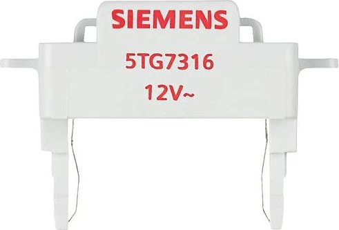 Siemens DELTA Schalter und Taster LED-Leuchteinsatz 12V/50Hz, rot