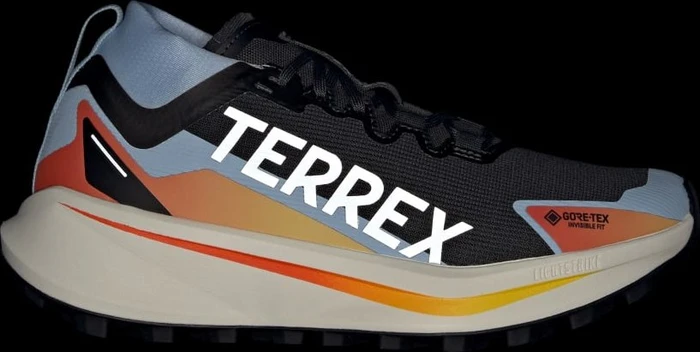 adidas Terrex Agravic GTX Trail core black/cloud white/glow blue (Damen)