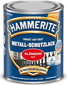 Hammerite Metallschutz-Lack außen glänzend rot, 250ml