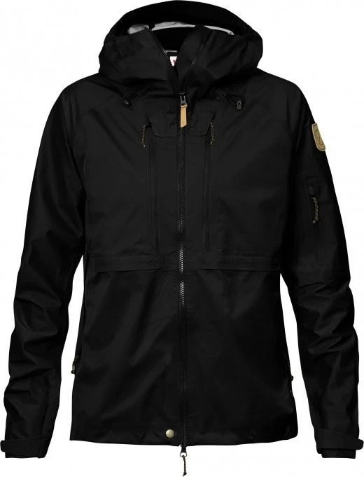 Fjällräven Keb Eco-Shell Funktionsjacke schwarz (Damen)