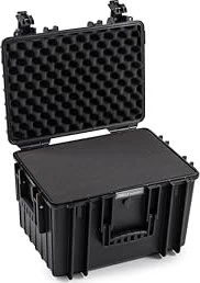 B&W International Outdoor Case Typ 5500 Koffer schwarz mit Schaumstoffeinsatz