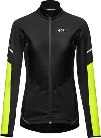 Gore Wear M Thermo Zip Trikot langarm schwarz/neo gelb (Damen)