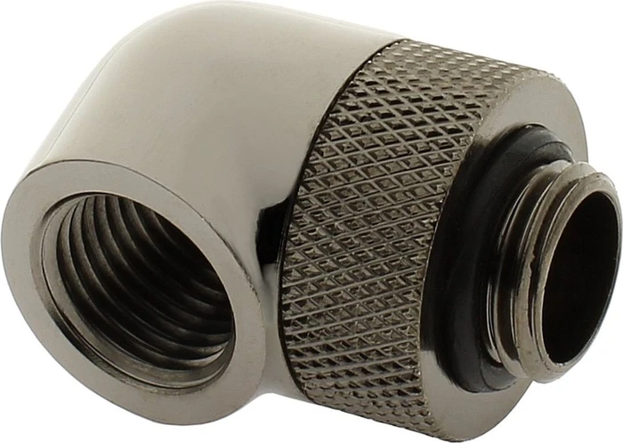 XSPC 90°-Verbinder G1/4" V2, schwarz verchromt, 4er-Pack