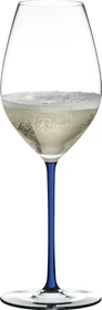 Riedel Fatto A Mano Champagner Weinglas dunkelblau