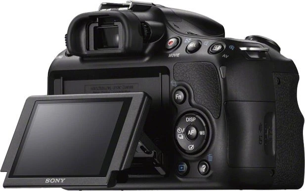 Sony Alpha 58 mit Objektiv 18-55mm 3.5-5.6 DT SAM und 55-200mm 4.0-5.6 DT SAM