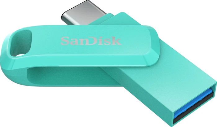 SanDisk Ultra Dual Drive Go USB Type-C 64GB türkis, USB-A + USB-C, USB 3.2 Gen 1×1