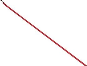 DeLOCK Edelstahl Kabelbinder, 4.6mm, 300mm, rot, 10 Stück