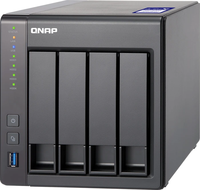 QNAP Turbo Station TS-431X2-2G, 2GB RAM, 1x SFP+ 10Gb/s, 2x RJ-45 1000Base-T