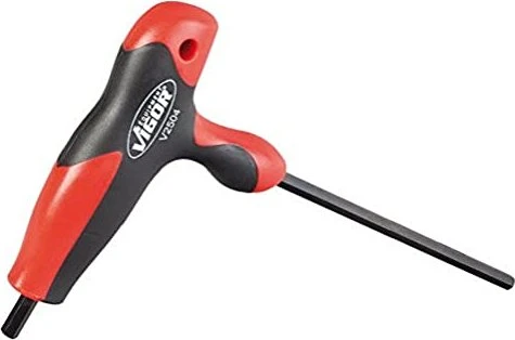 Vigor T-Griff Innensechskant Schraubendreher, 2x100mm