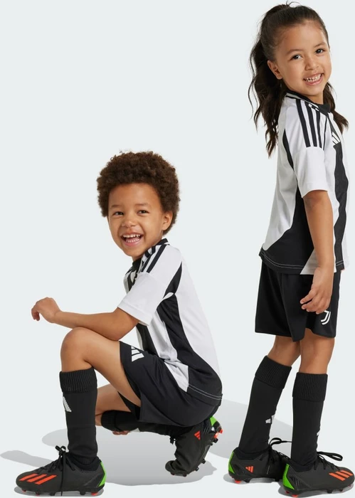adidas Juventus Turin 2024/2025 Heimausrüstung white/black (Junior)