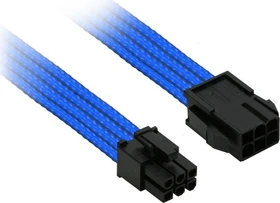 Nanoxia 6-Pin PCIe Verlängerung 30cm, sleeved blau (NX6PV3EB)