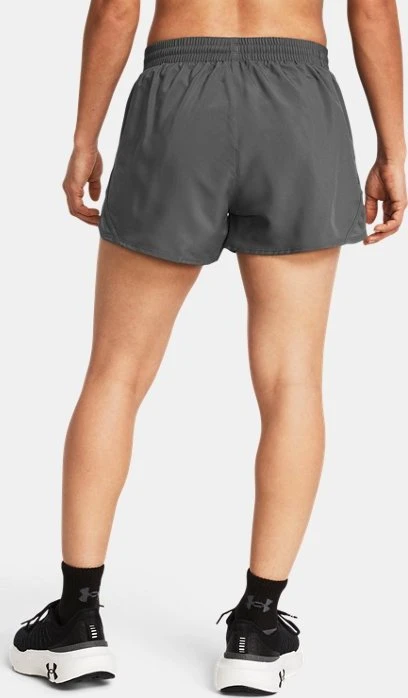 Under Armour Fly By 8cm Hose kurz castlerock/reflective (Damen)