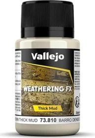 Vallejo Weathering Effects Thick Mud light brown, 40ml