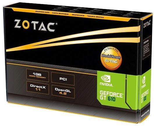 Zotac GeForce GT 610 PCI, 1GB DDR3, VGA, DVI, HDMI