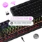 RK Royal Kludge RK87 Wireless TKL, LEDs RGB, schwarz, RK BROWN, USB, US Vorschaubild
