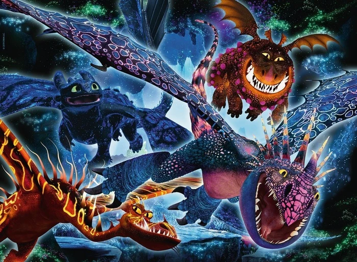 Ravensburger Puzzle Dragons Leuchtende Dragons