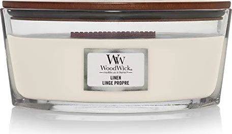 WoodWick Linen Duftkerze