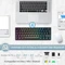 RK Royal Kludge RK61 60% Wireless, schwarz, LEDs RGB, hot-swap, RK BROWN, USB/Bluetooth, DE Vorschaubild
