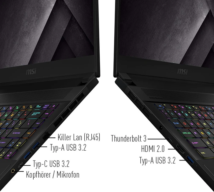 MSI GS66 Stealth 10SE-229, Core Black, Core i7-10750H, 16GB RAM, 1TB SSD, GeForce RTX 2060, DE