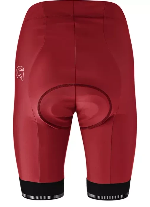 Gonso Sitivo Fahrradhose kurz pomegranate juice/bright green (Damen)