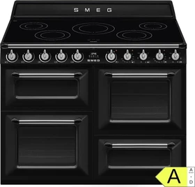 Smeg Victoria TR4110IBL2 Dreifach-Elektroherd mit Induktionskochfeld