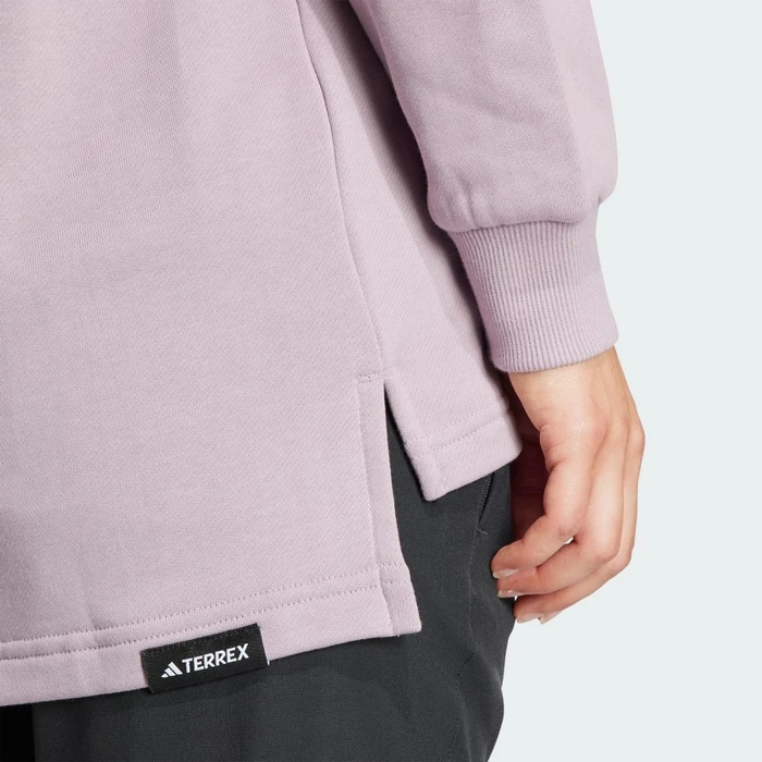 adidas Terrex Logo Hoodie preloved fig (Damen)