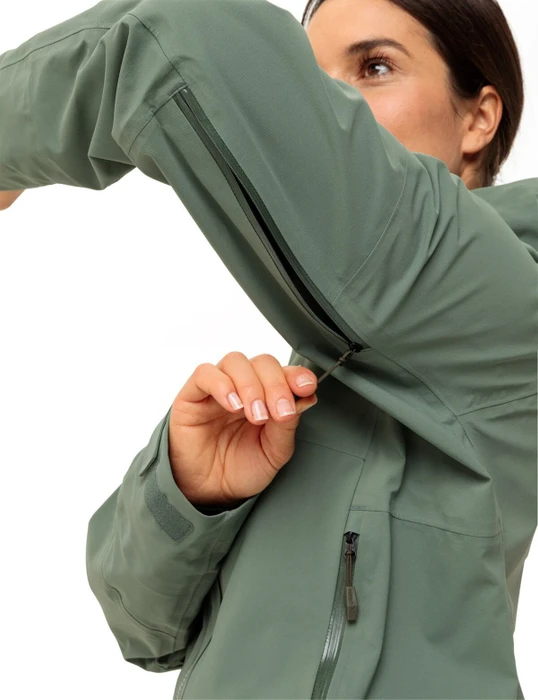 Vaude Monviso 3L Skijacke agave (Damen)