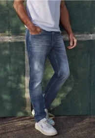 Street One Player Jeans mid blue wash (Herren)