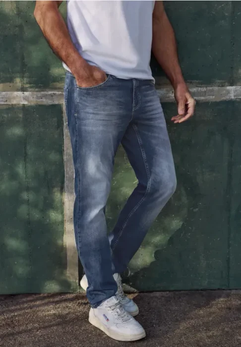 Street One Player Jeans mid blue wash (Herren)