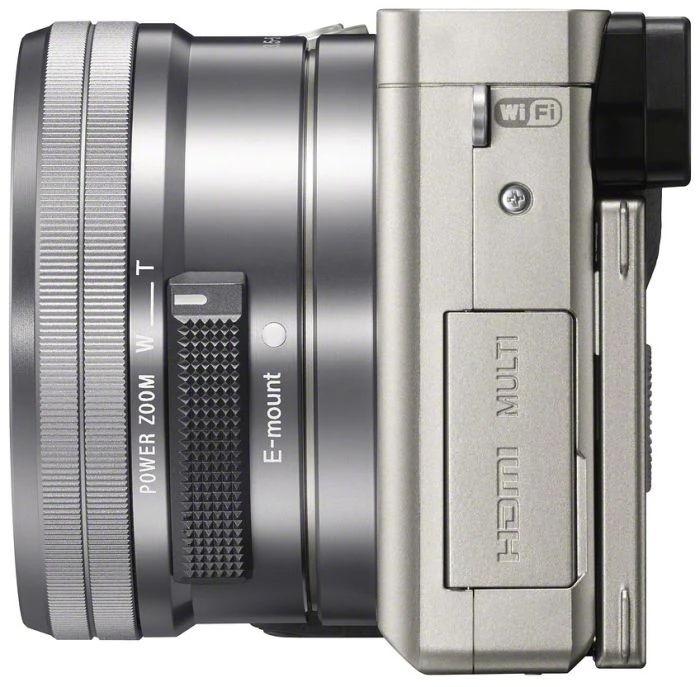 Sony Alpha 6000 silber mit Objektiv E PZ 16-50mm 3.5-5.6 OSS