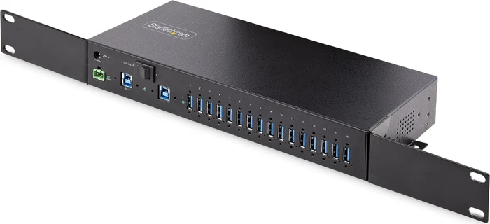StarTech Industrial USB-Hub, 16x USB-A 3.0, USB-B 3.0 [Buchse]