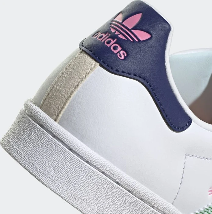 adidas Superstar cloud white/night sky/green (Damen)
