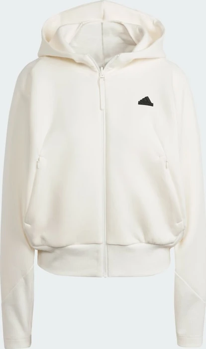 adidas Z.N.E. Zip Hoodie off white (Damen)