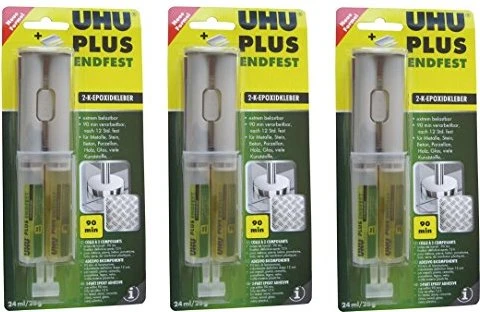 UHU Plus Endfest 2-Komponenten Epoxidharzkleber, 25g