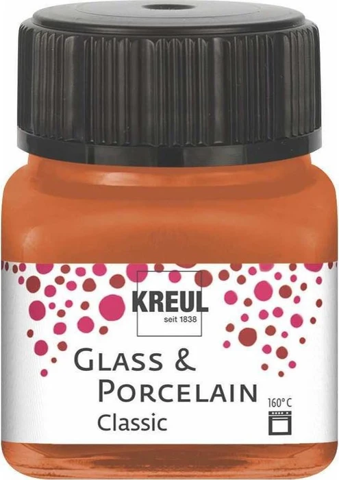 Kreul Glass & Porcelain Classic Malfarbe, kupfer, 20ml