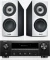 Teufel Definion 3S + Denon DRA-900H weiß / schwarz Vorschaubild