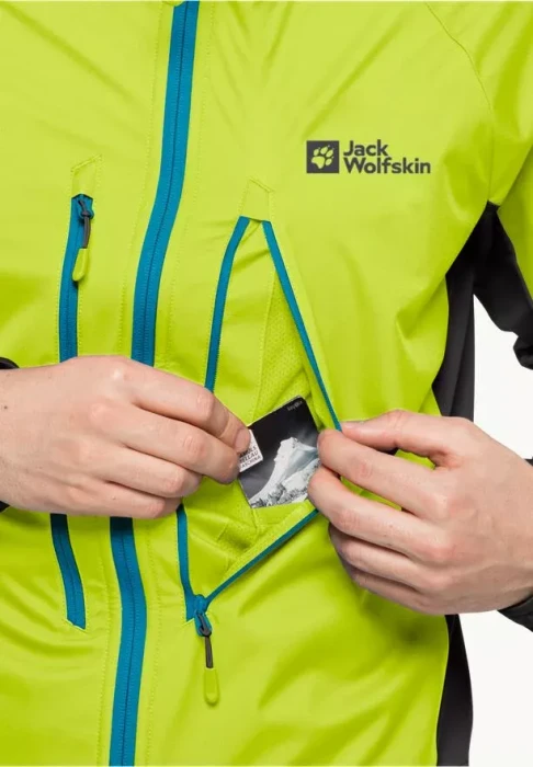 Jack Wolfskin Alpspitze Hoody Funktionsjacke lime (Herren)