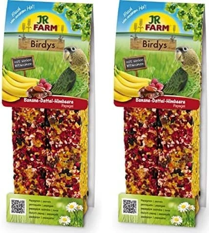 JR Farm Birdy's Papagei Banane-Dattel-Himbeere