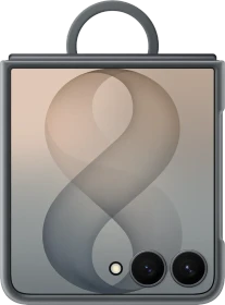 Samsung Silicone Ring Magnet Case für Galaxy Z Flip8 graphite