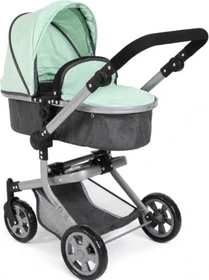 Bayer Chic 2000 Mika Kombipuppenwagen anthrazit/mint
